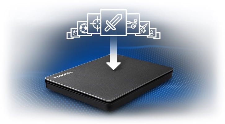 Dysk zewnętrzny TOSHIBA Canvio Gaming 2TB Czarny
