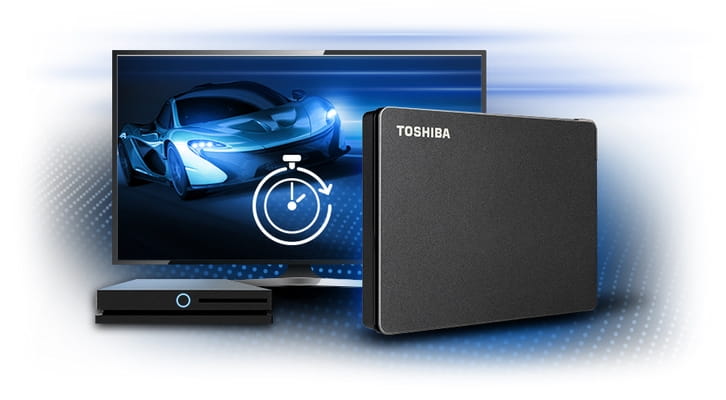 Dysk zewnętrzny TOSHIBA Canvio Gaming 4TB Czarny