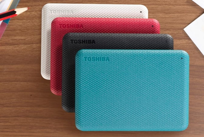 Dysk zewnętrzny TOSHIBA Canvio Advance 4TB Czerwony