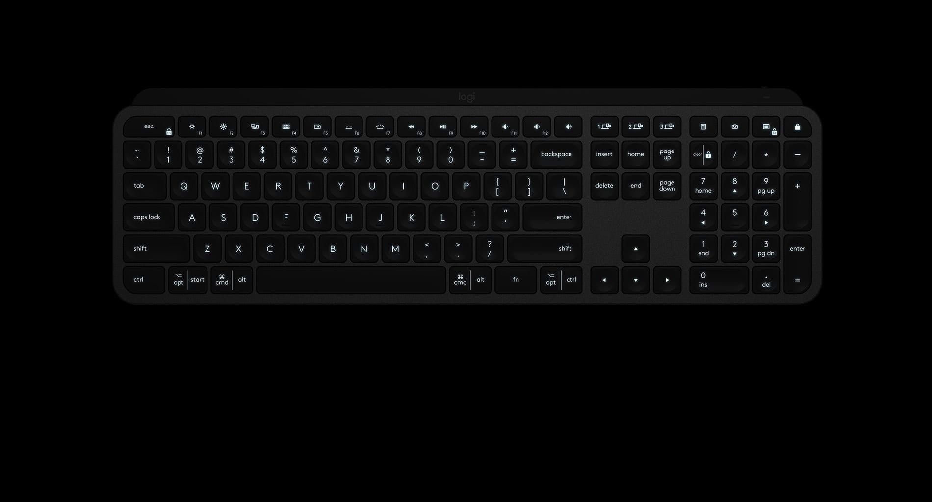 Klawiatura Logitech MX Keys z podpórką pod nadgarstki