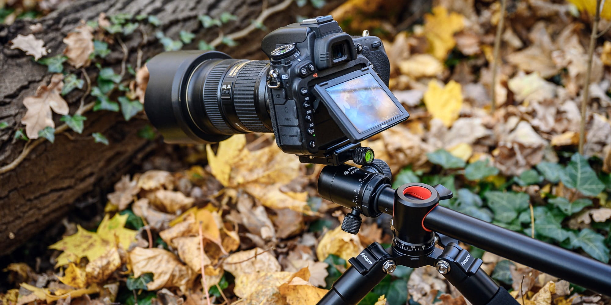 Statyw Fotopro X-go HR Chameleon z głowicą kulową FPH-52Q - czarny
