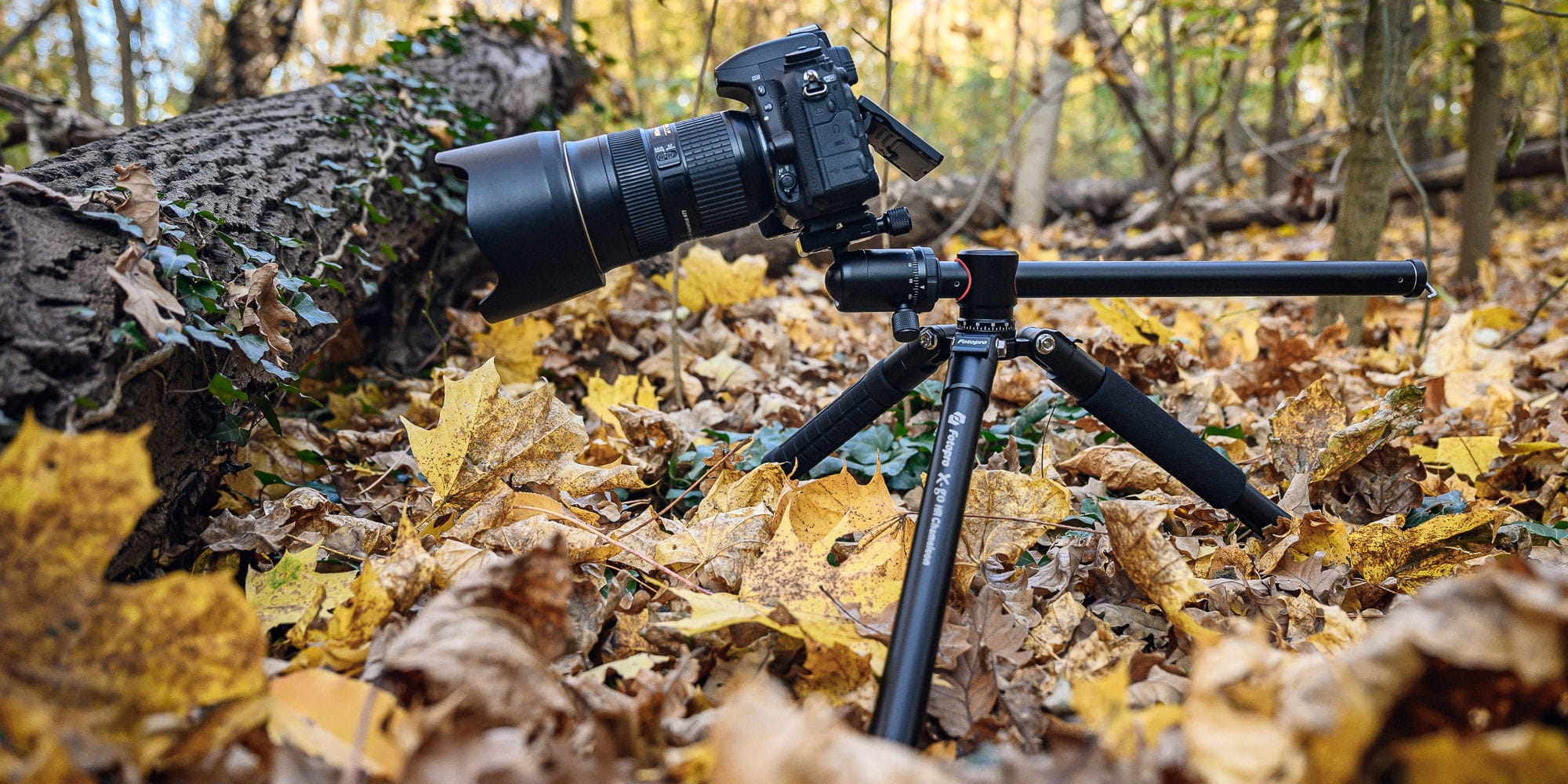 Statyw Fotopro X-go HR Chameleon z głowicą kulową FPH-52Q - czarny