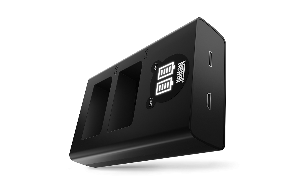 ładowarka dwukanałowa newell dl-usb-c do akumulatorów en-el25 do nikon