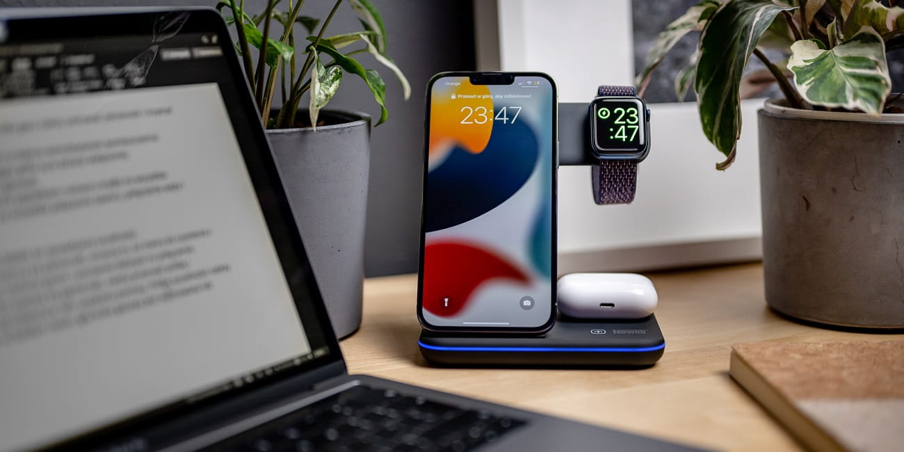 ładowarka indukcyjna newell induone n-gy-z5a do 3 urządzeń mobilnych 