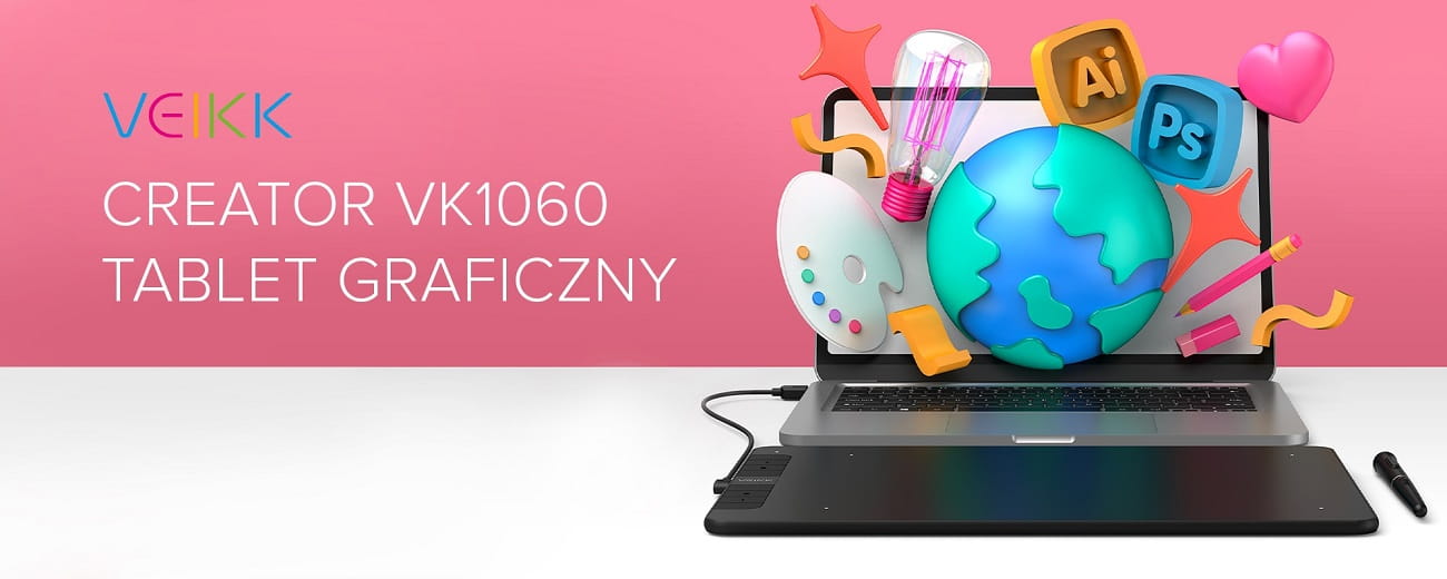 tablet graficzny veikk vk1060