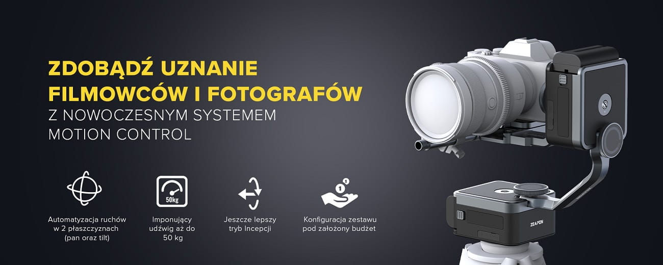 głowica automatyczna zeapon pons pt motorized pan head