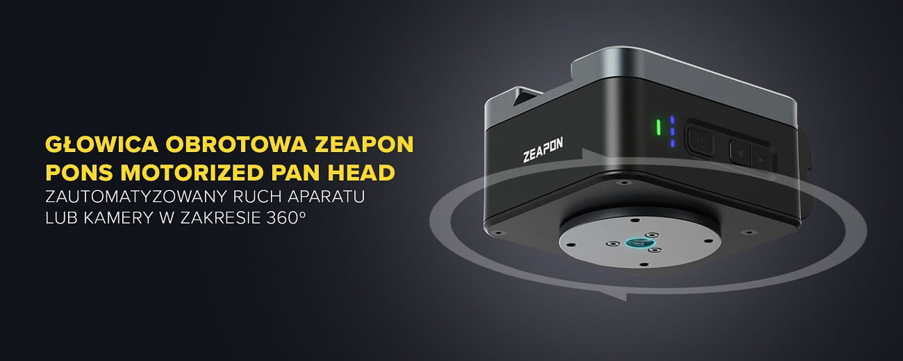 głowica obrotowa zeapon pons motorized pan head
