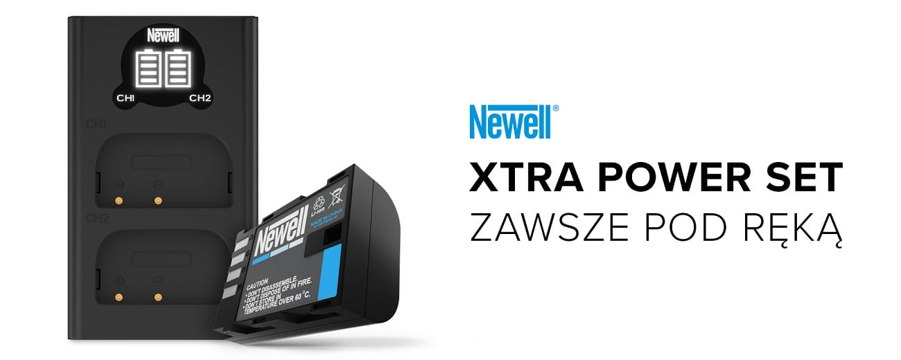 zestaw ładowarka dwukanałowa newell dl-usb-c i akumulator np-f570 do sony