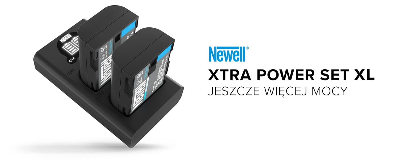 zestaw ładowarka dwukanałowa newell dl-usb-c i dwa akumulatory np-fw50 do sony