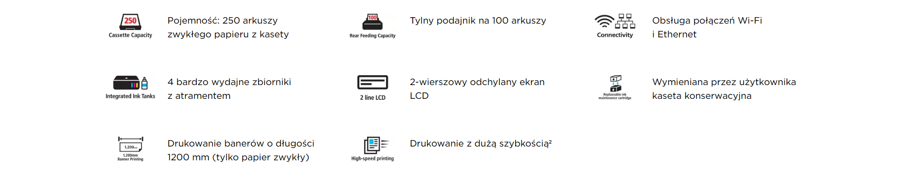 bezprzewodowa drukarka atramentowa canon maxify gx5040 
