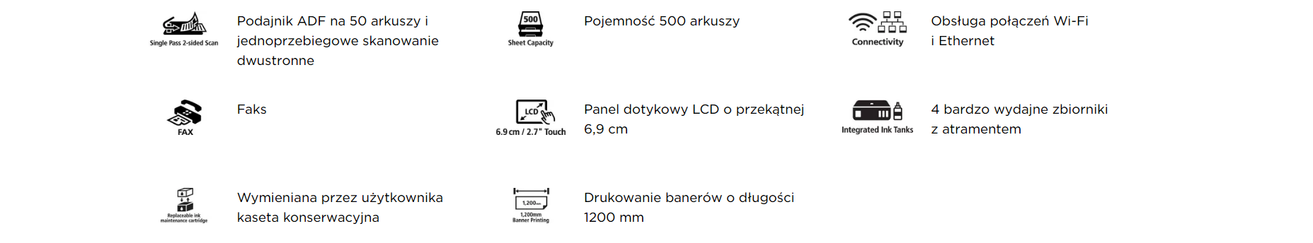 drukarka kolorowa canon maxify gx7040
