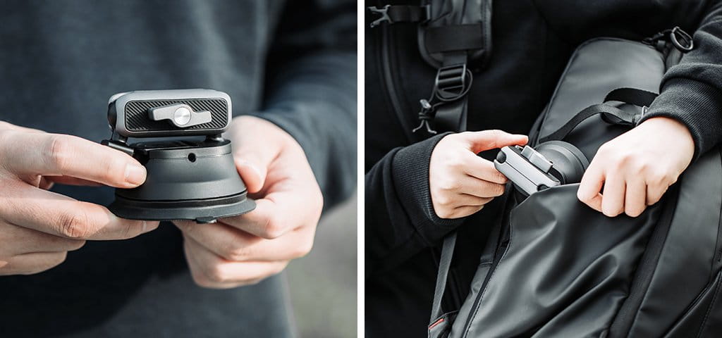 mocowanie przyssawka do kamer sportowych