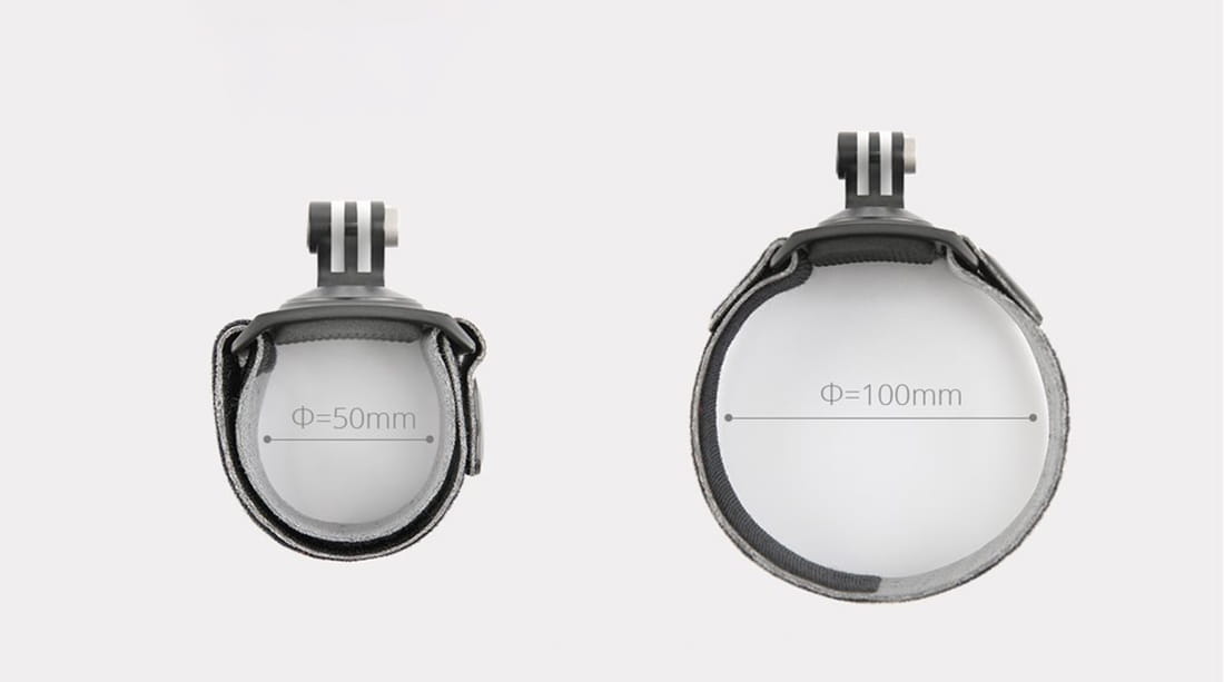 mocowanie na nadgarstek i dłoń pgytech do dji osmo pocket / pocket 2 i kamer sportowych