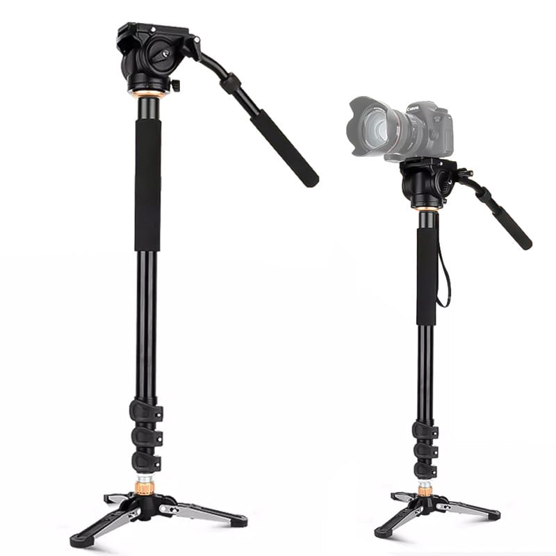, monopod z nóżkami i głowicą 2d z rączką mitoya