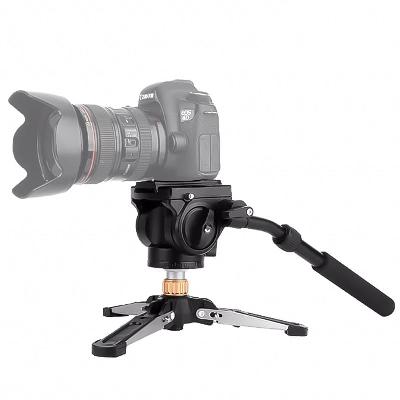 , monopod z nóżkami i głowicą 2d z rączką mitoya