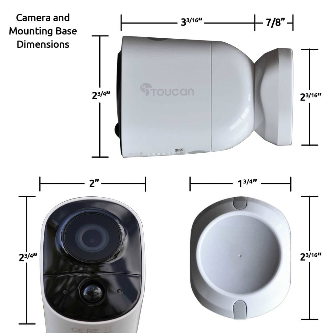 Bezprzewodowa kamera zewnętrzna Toucan Wireless Outdoor Camera