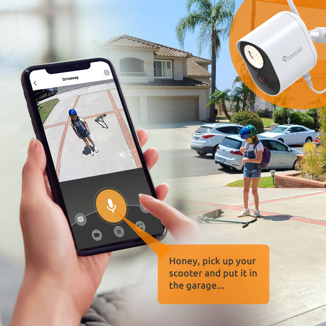 Kamera bezpieczeństwa Toucan Security Light Camera w. Radar motion detection