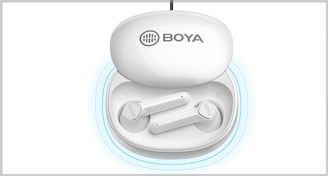 Słuchawki bezprzewodowe Boya BY-AP100-W / True Wireless In-Ear Earbuds (White)