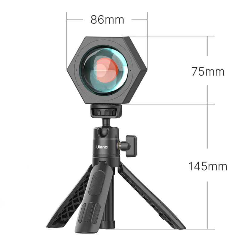 lampa led ulanzi s1 1300-1500k efekt zachodzącego słońca