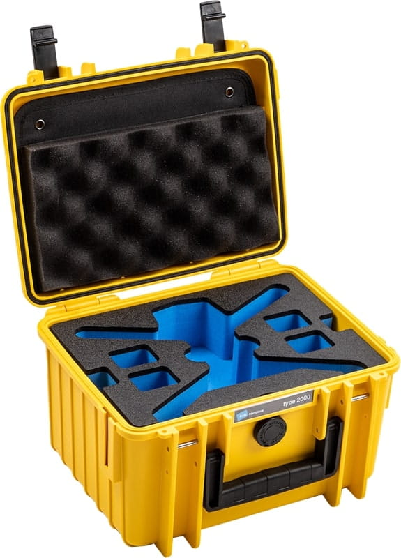 Walizka B&W Outdoor Cases Typ 2000 do drona Autel Evo Nano / Nano+ (Żółta)