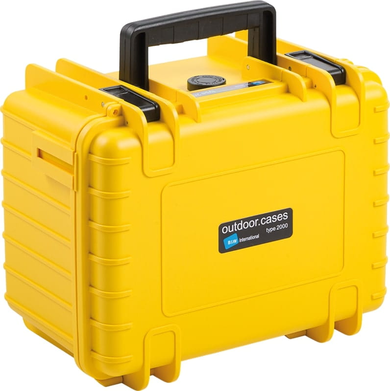 Walizka B&W Outdoor Cases Typ 2000 do drona Autel Evo Nano / Nano+ (Żółta)