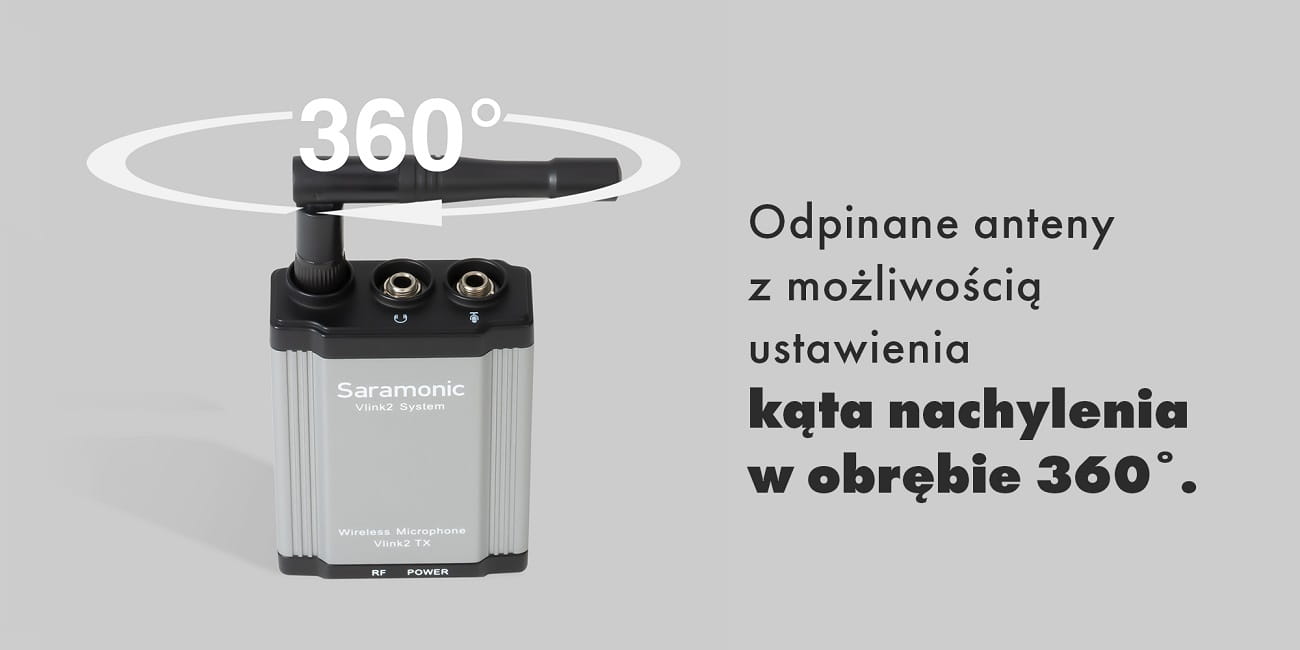 zestaw do bezprzewodowej transmisji dźwięku saramonic vlink2 kit2