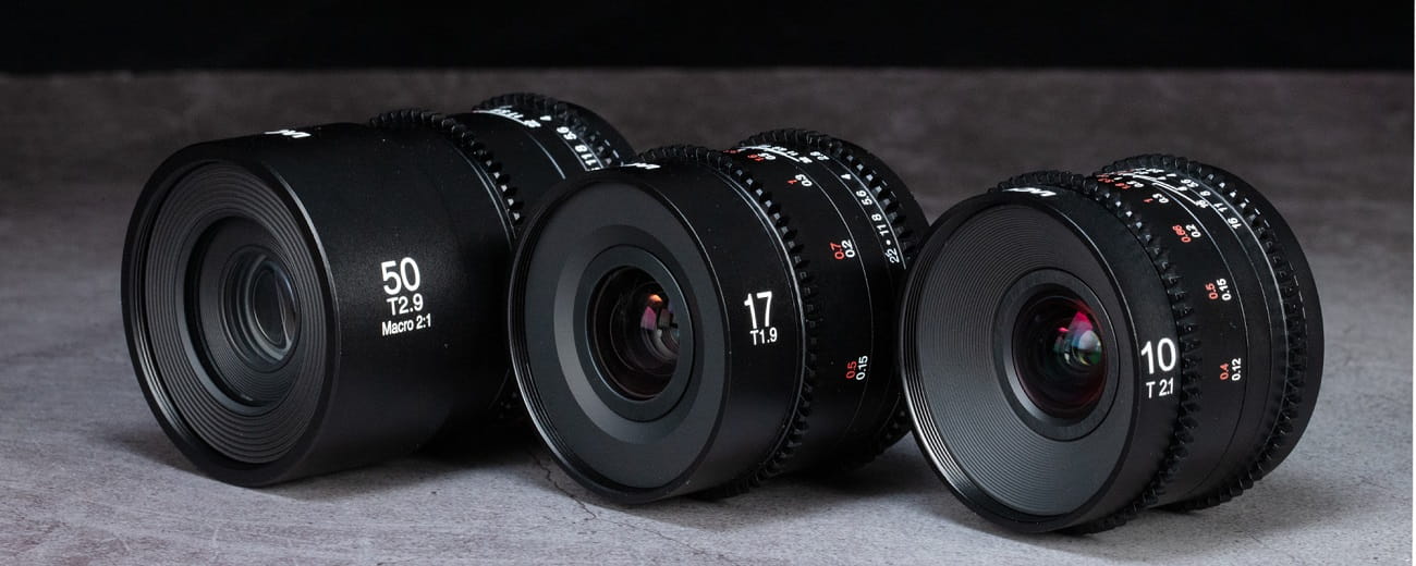 zestaw obiektywów venus optics cine prime wide