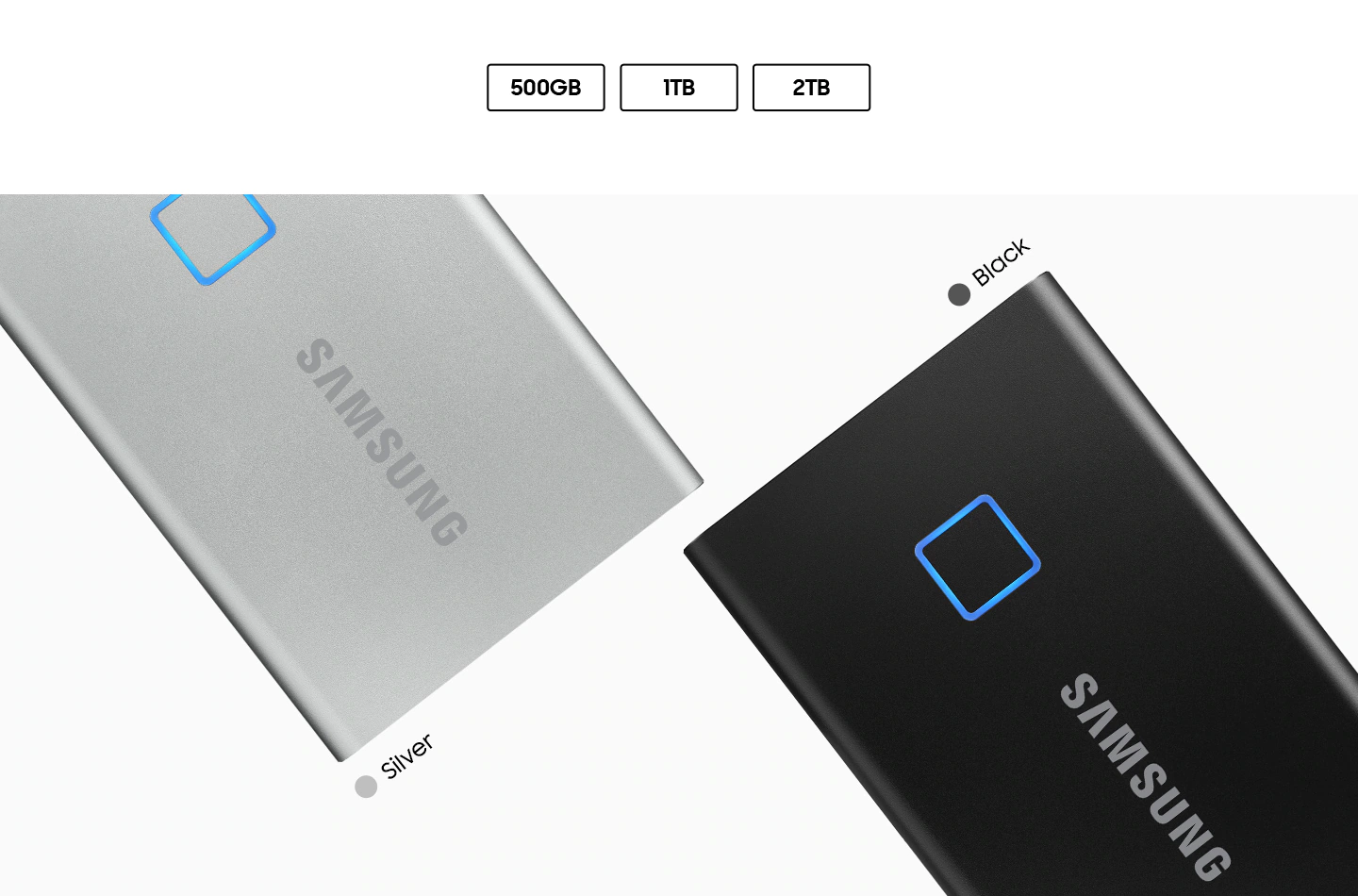 Dysk SSD Samsung T7 Portable Touch USB 3.2 Gen.2 2TB Srebrny