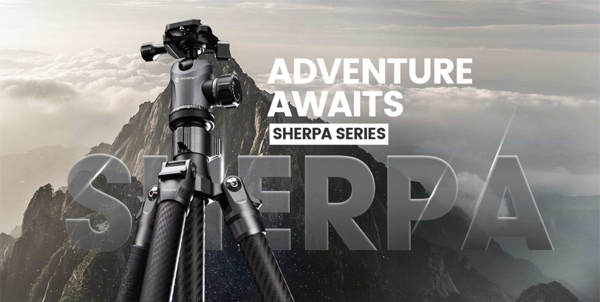 statyw fotopro sherpa max - szary