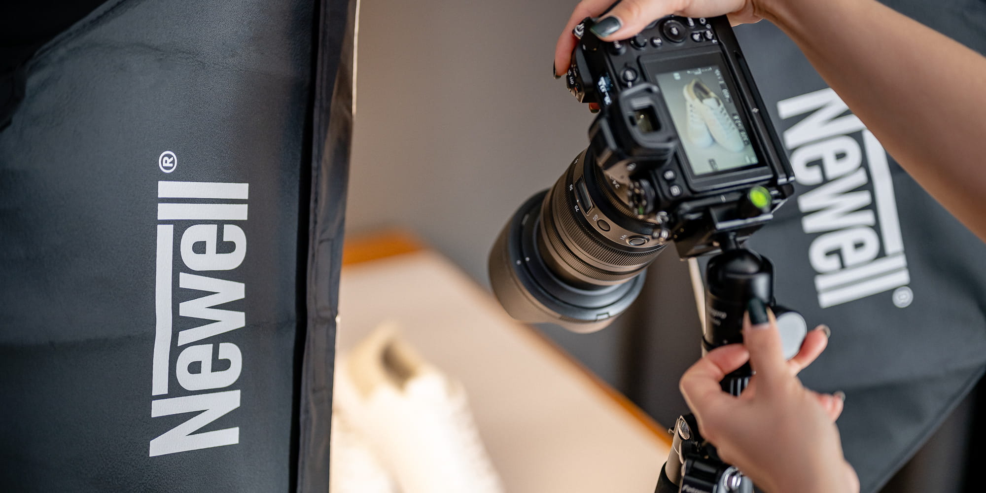 zestaw oświetleniowy led do fotografii produktowej