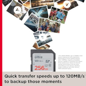 Karta pamięci SanDisk Ultra SDXC 256GB 120MB/s UHS-I Class 10