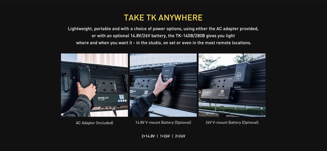 Panel LED Nanlux TK 140B Bi-color soft panel