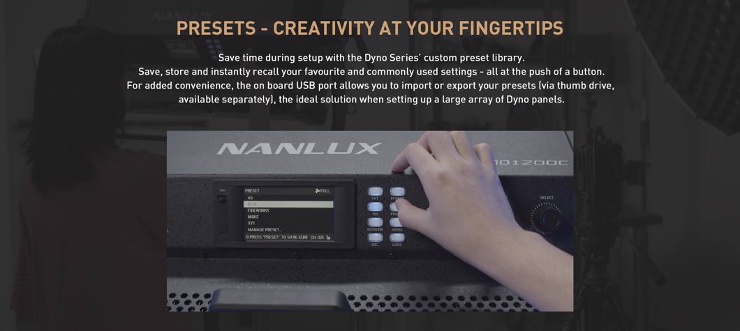 Panel LED Nanlux DYNO 1200C z walizką