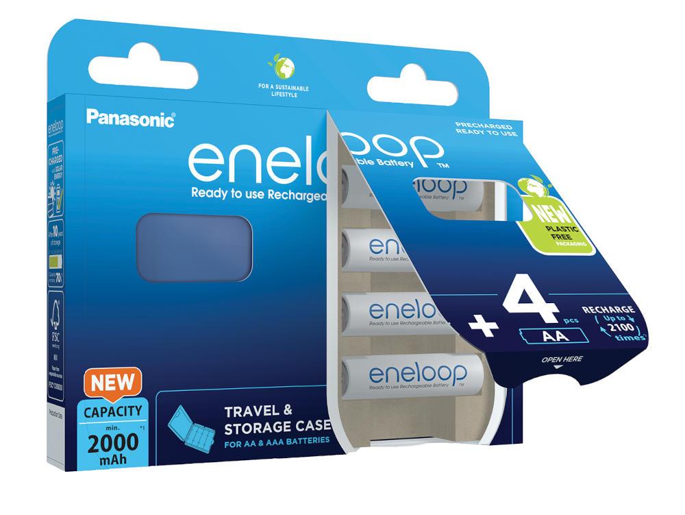 panasonic eneloop aa 2000mah 4 szt + box