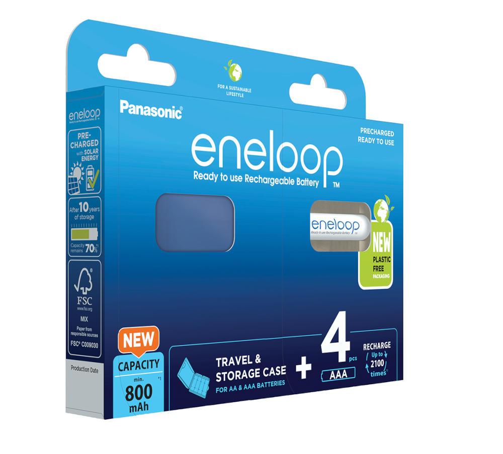 baterie panasonic eneloop aaa 800 mah 4 sztuk