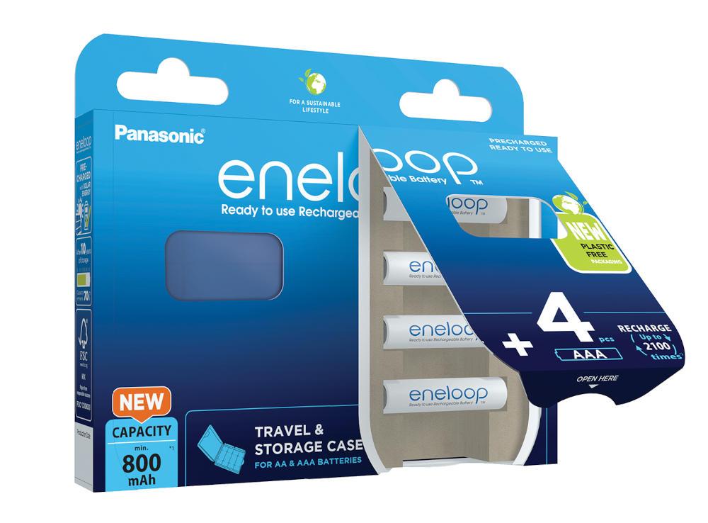 baterie panasonic eneloop aaa 800 mah 4 sztuk