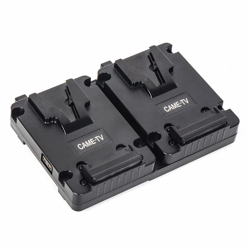 płytka zasilająca came-tv na dwa akumulatory v-mount z wyjściem v-lock + d-tap