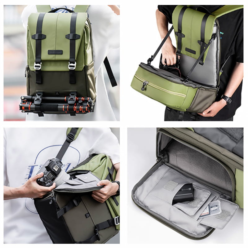 Plecak fotograficzny K&F Concept Beta (zielony)