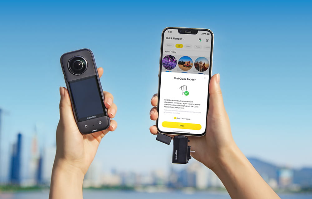 quick reader insta360