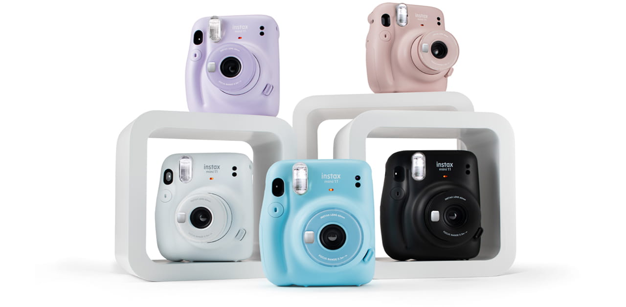 instax mini fioletowy,