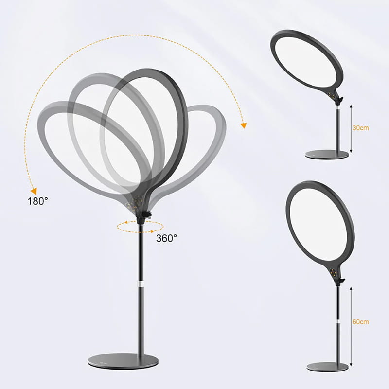 okrągła lampa led