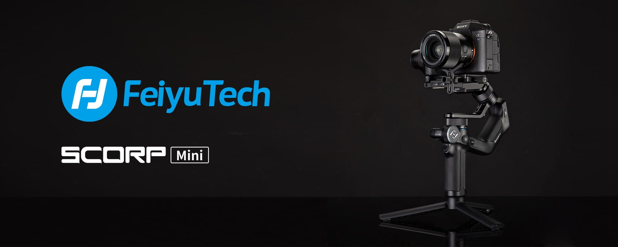 Gimbal ręczny FeiyuTech Scorp F1 mini do smartfonów, kamer sportowych i aparatów bezlusterkowych