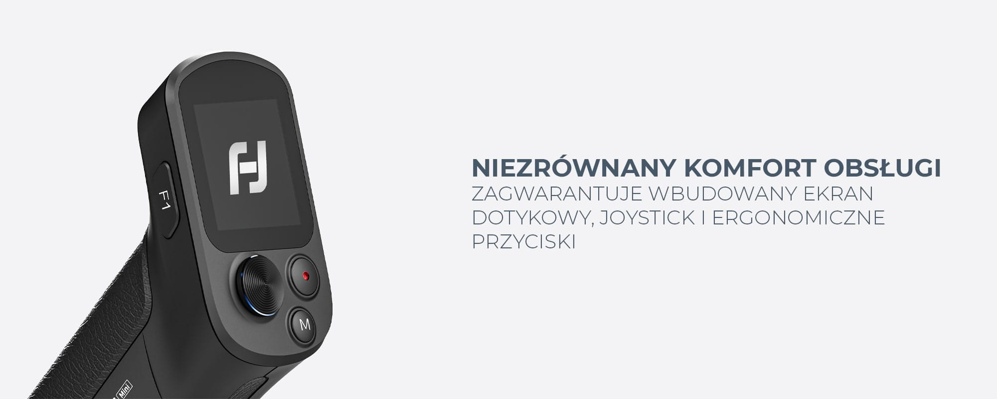 Gimbal ręczny FeiyuTech Scorp F1 mini do smartfonów, kamer sportowych i aparatów bezlusterkowych