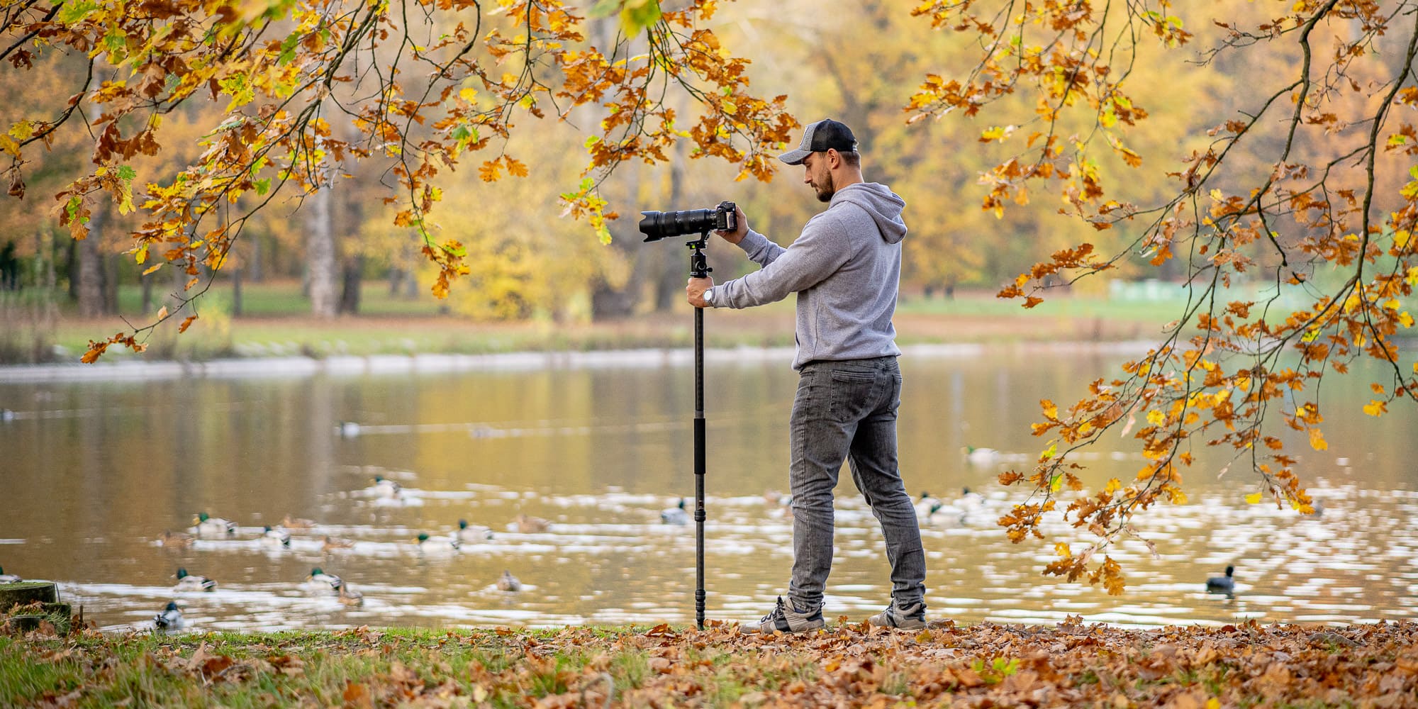 Statyw Fotopro X-75C z głowicą kulową FPH-72Q - czarny