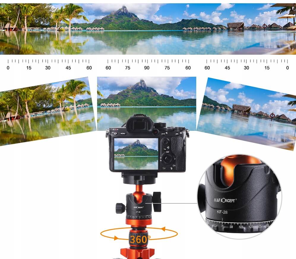 statyw monopod k&f aluminium
