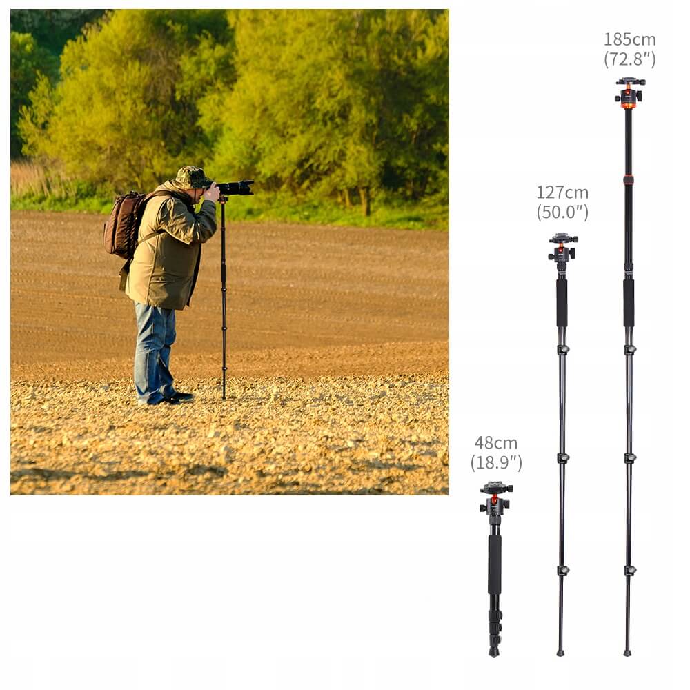 statyw monopod k&f aluminium