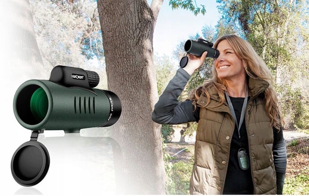 monokular luneta k&f 12x 50mm 12x50 bak-4 fmc