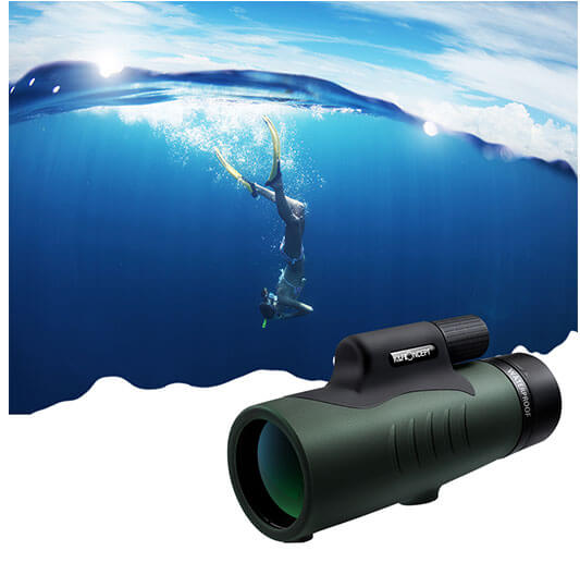 monokular luneta k&f 12x 50mm 12x50 bak-4 fmc