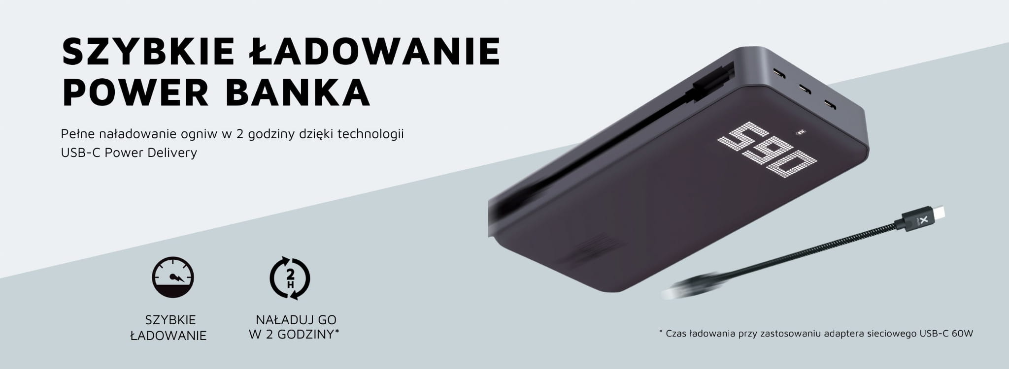 XTORM Powerbank Titan USB-C 60W 24000 mAh