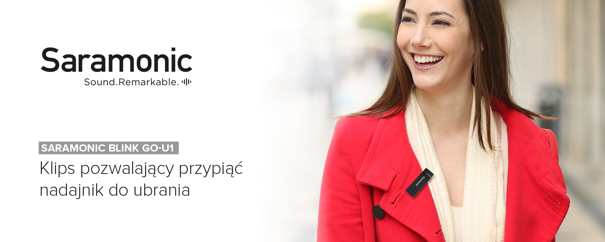 Zestaw do bezprzewodowej transmisji dźwięku Saramonic Blink Go-U1